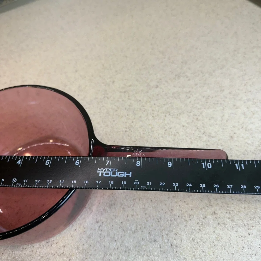 VTG Visions Corning USA Cranberry Glass Saucepan 1L Pour Spout Pot Purple NO LID